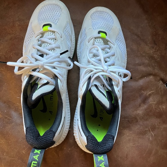 Nike Air Max White and Black with Neon Accents - Picture 3 of 5